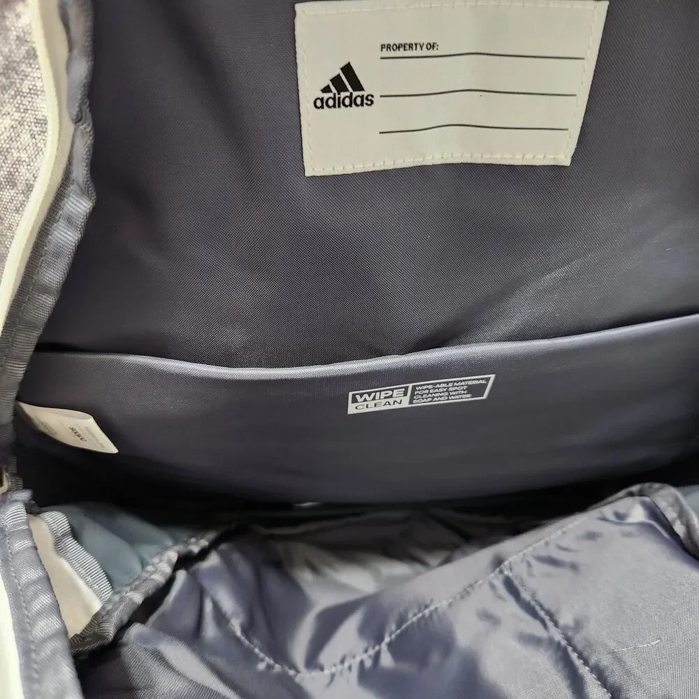 Adidas Excel 6 Backpack Gray Rose Gold Color Laptop Storage Comfortable Straps
